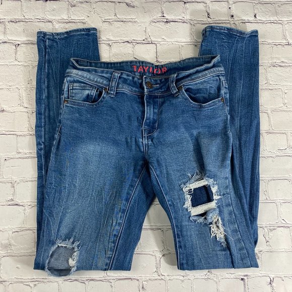 dELiA*s Denim - Delia*s Taylor Destructed Skinny  Jeans